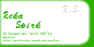 reka spirk business card